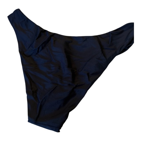 J. Crew Blues Bundle Curved-Waist Cheeky Bikini Bottom  High-Cut Leg Medium NEW - Picture 14 of 16